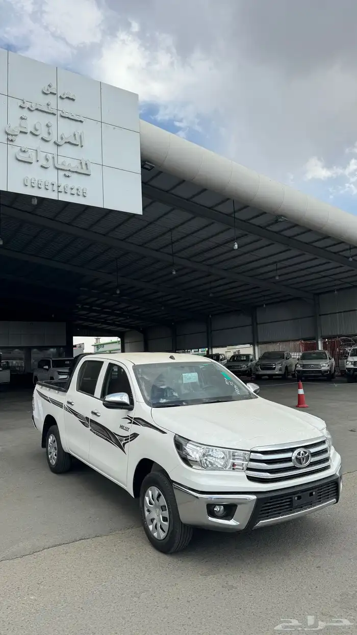 تويوتا هايلكس 2025 غمارتين بنزين بدون دبل سعودي بطاقة جمركية 0