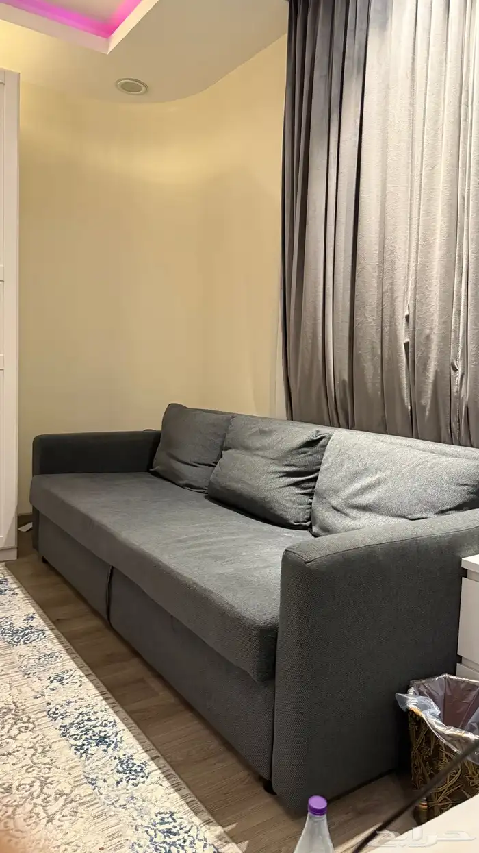 كنبة من إيكيا   FRIHETEN (قماش Skiftebo غامق) 0