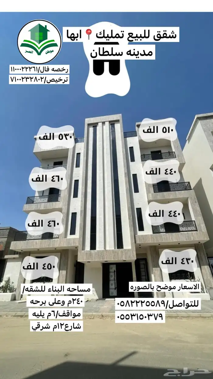 شقق للبيع تمليك في ابها مدينه سلطان 3