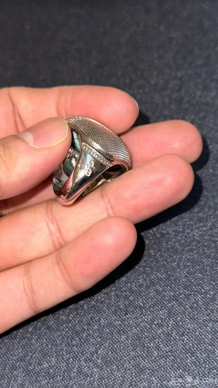 خاتم فيروز نيشابوري صياغة عباسي ع 2