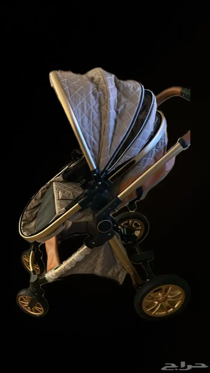 طاولة غيار - عرباية اطفال - كرسي سيارة للاطفال طقم 2