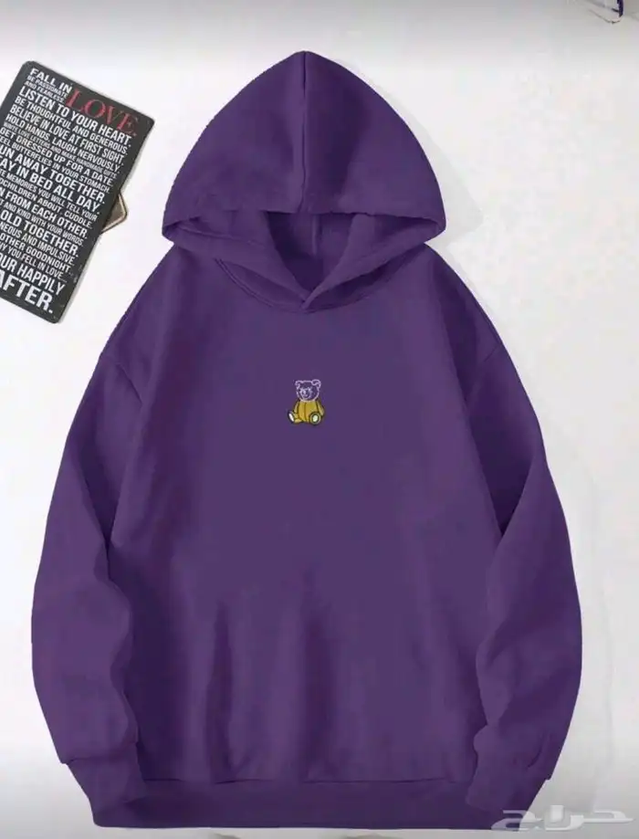 هودي ماركة MANFINITYمتوفر اللون الأرجواني والأخضر الداكن 4