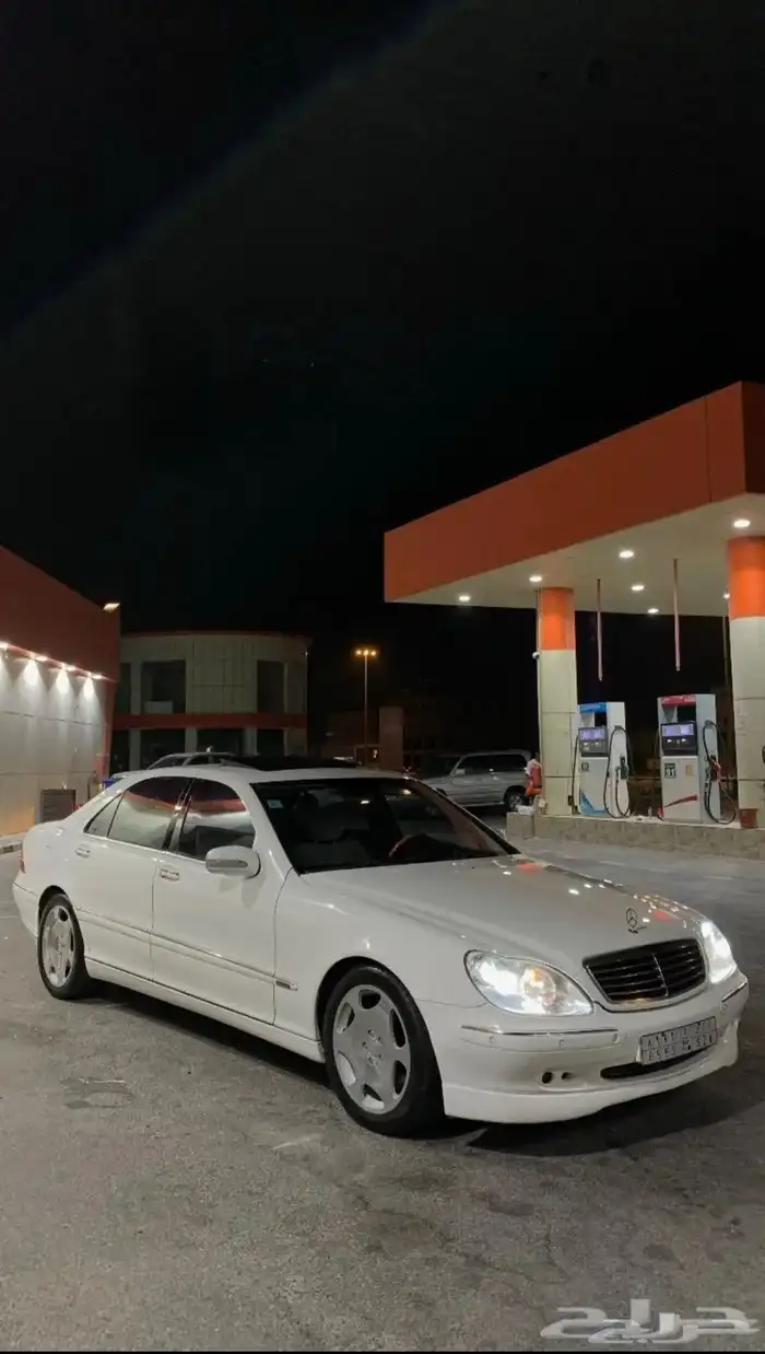 مرسيدس حجم 500 حق شركة والسيارة نادره 13