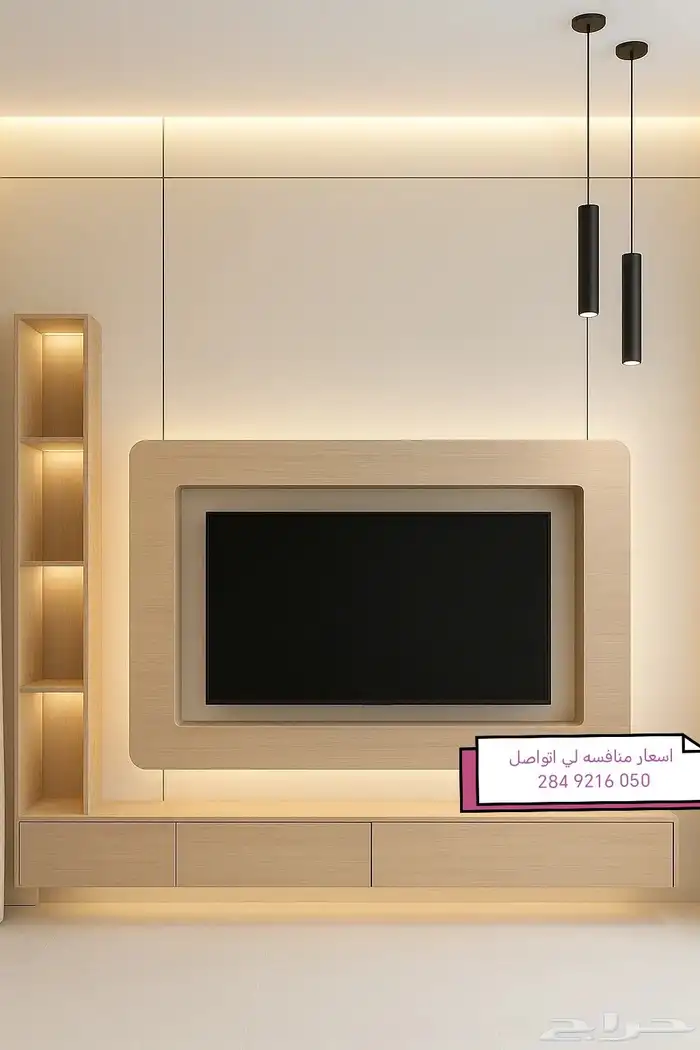 ديكورات الكرف تنسيق مداخل خلفيات شاشه ارضياة باركيه جبس بور 3