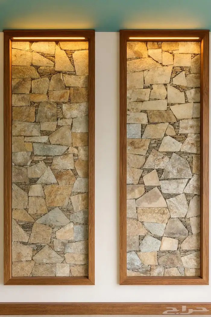 حجر تلبيس وبنيان عده الوان مختلفه 4