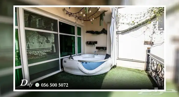 للايجار فيلا مؤثثة حي الشاطئ ويوجد غير مؤثثة 7