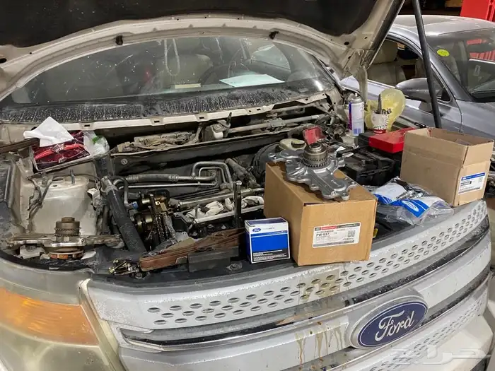 تغيير طرمبة ماء فورد تورس ادج فلكس فقط 500 ريال مع الضمان 25