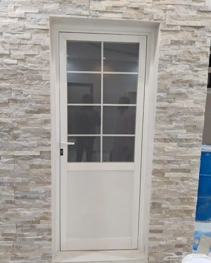 باب المنيوم شباك المنيوم باب كلادينج ديكور 1