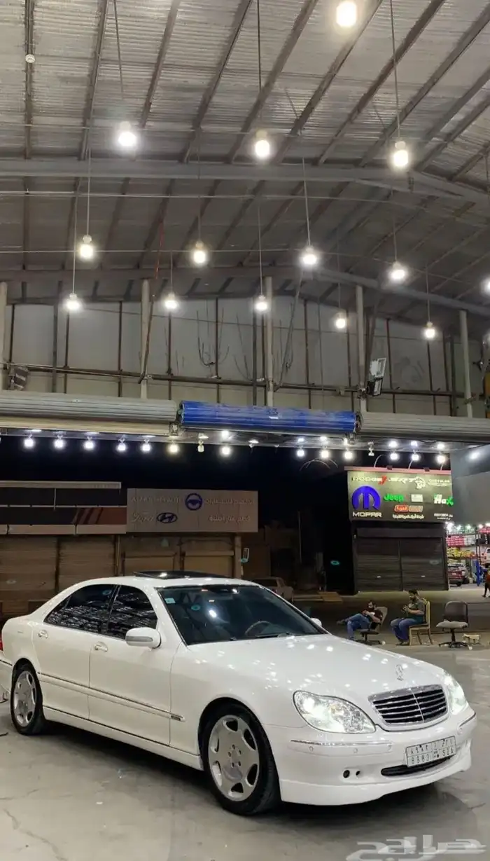 مرسيدس حجم 500 حق شركة والسيارة نادره 5
