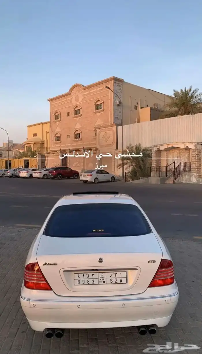 مرسيدس حجم 500 حق شركة والسيارة نادره 4