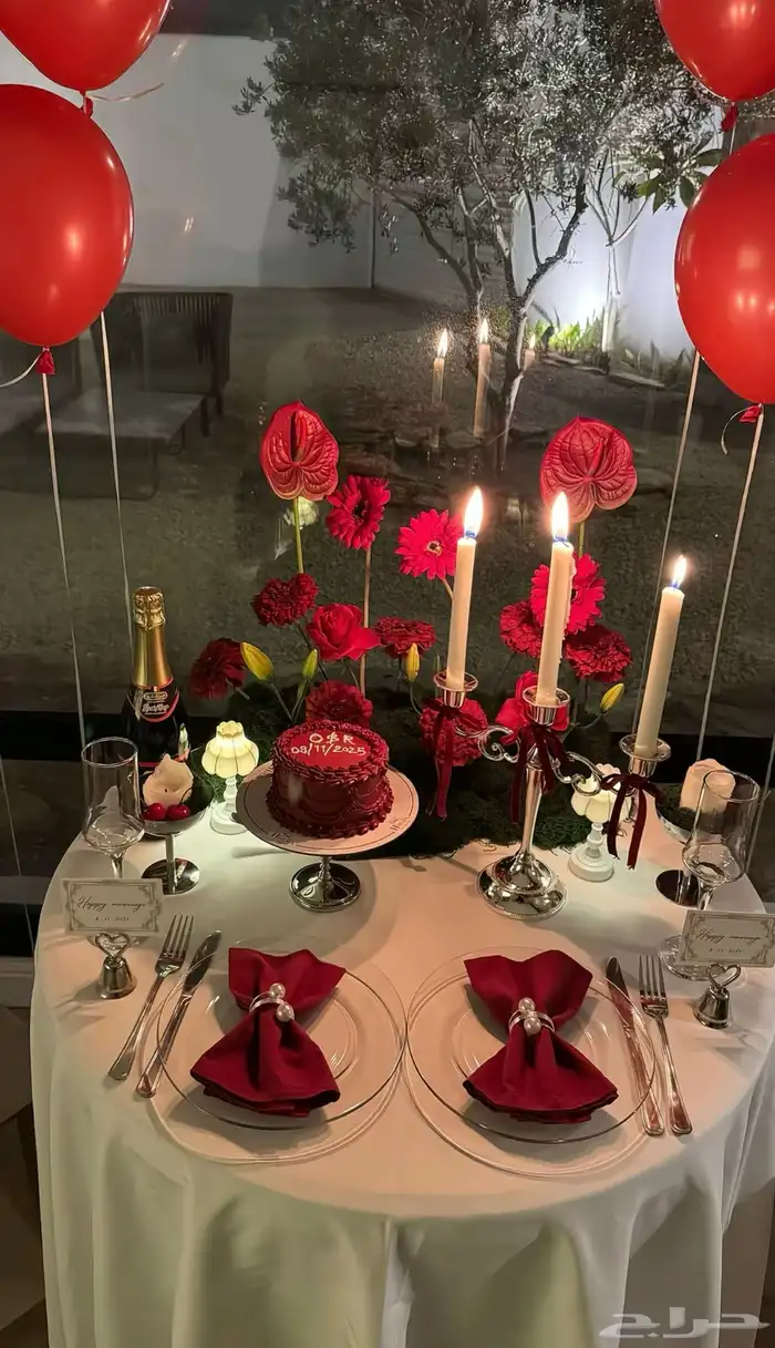 تنسيق ذكرى زواج جيزان 6