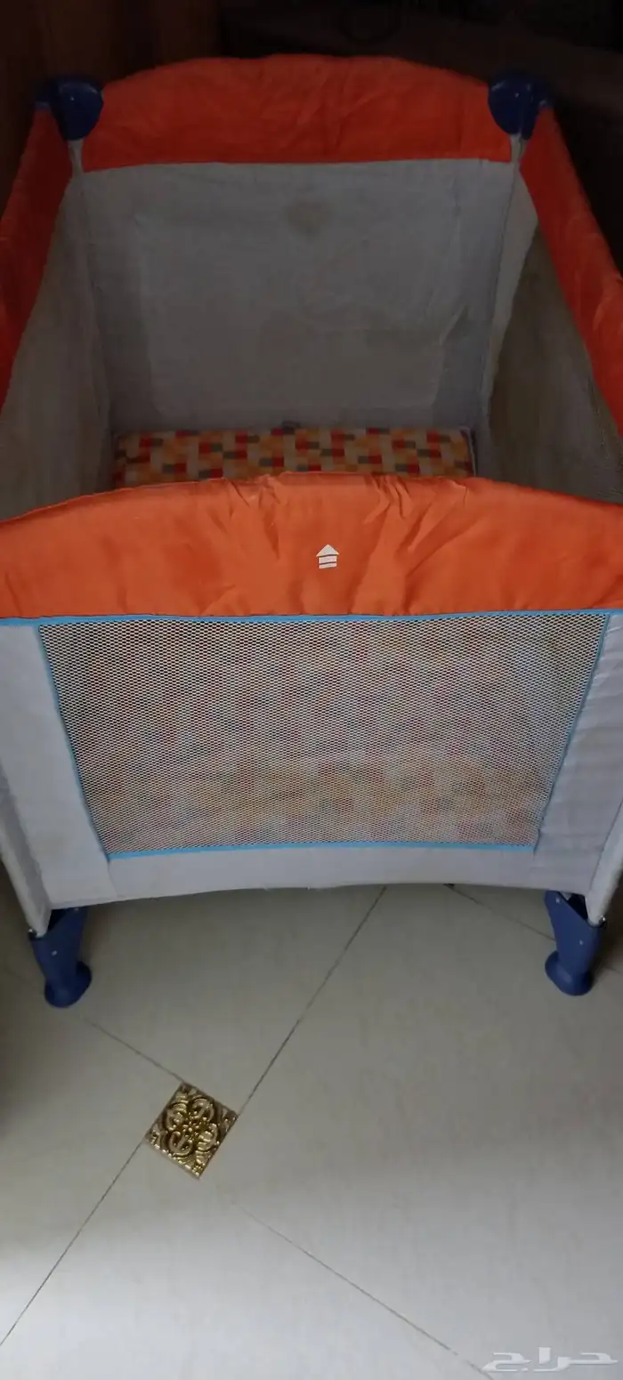 سرير من سنتر بوينت للأطفال مع حقيبة قابل للطي 1