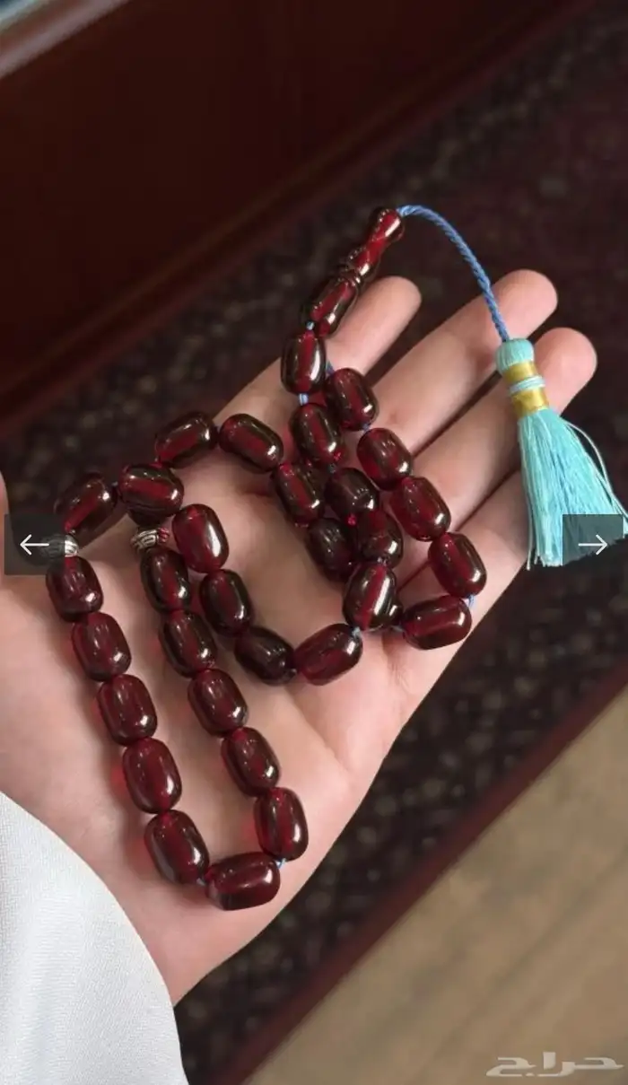 سبحة فاتوران عنابي نادر 1