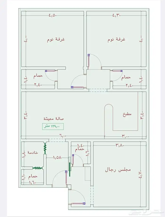 شقق وملاحق في حي الجامعه مخطط بن لادن بموقع مميز وسعر لقطه 1