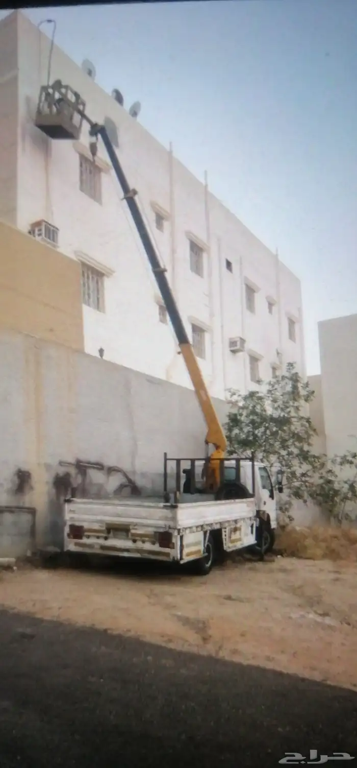 ونش رافعه كرين سله باسكت لرفع العمال وكافه المعدات زرع نخل 0