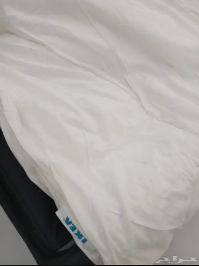 لحاف ايكيا 3مخدات شرشف مطاط غطاء لحاف 2 غطاء وساده100ريال 0