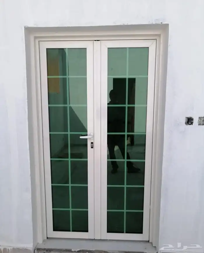 باب المنيوم شباك المنيوم باب كلادينج ديكور 4