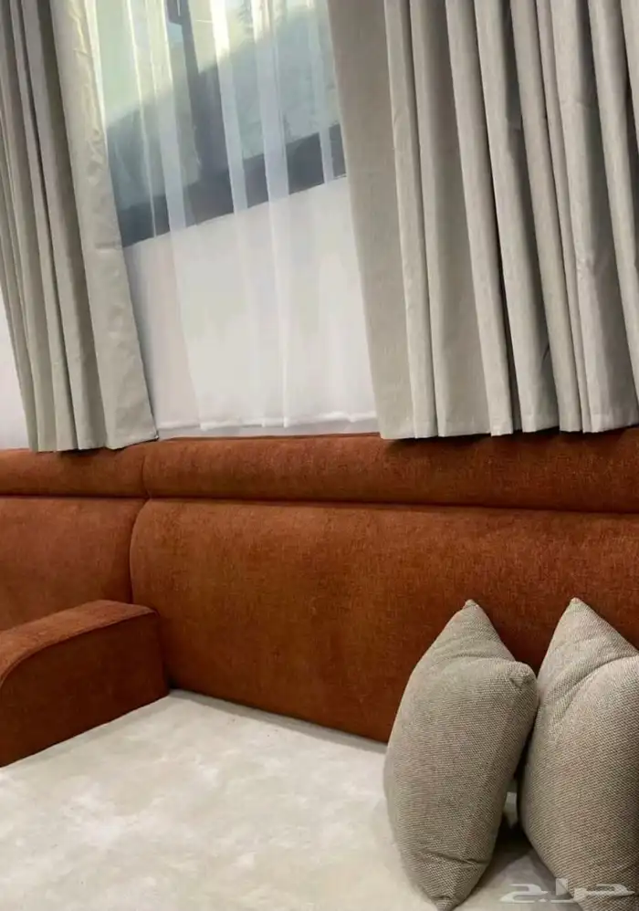 كنب مجلس مساند ستائر ويفي جمع النوعيه 3