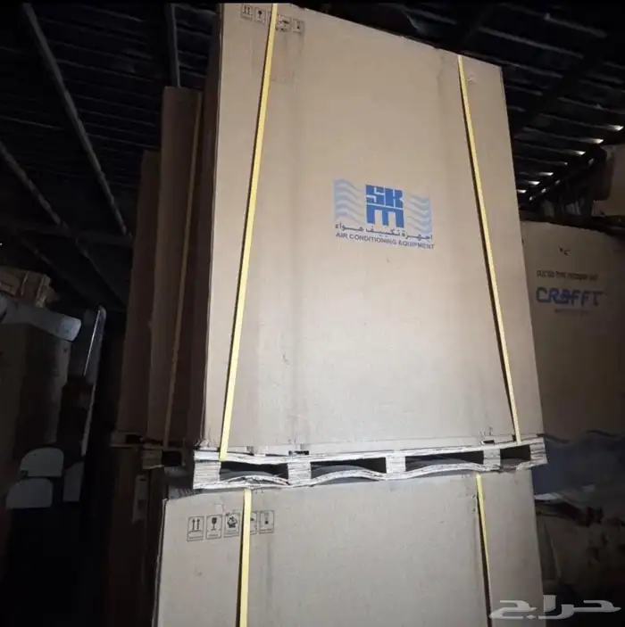 مكيفات دكت اس كي ام استوك بالكرتون 3طن و4طن مخفض 4