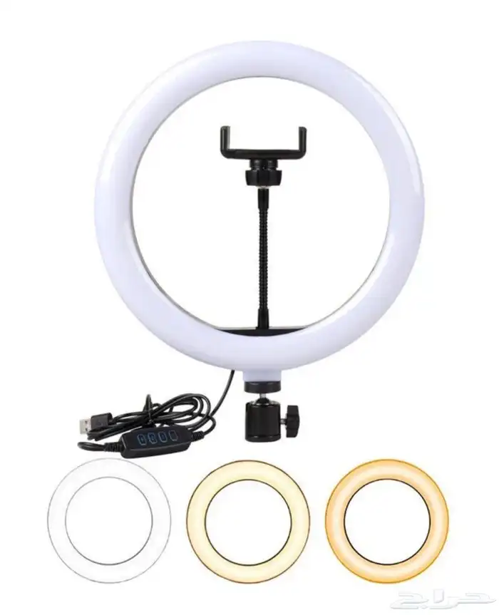 لابتوب مايك العاب و إضاءة تصوير مع مثبت جوال 1