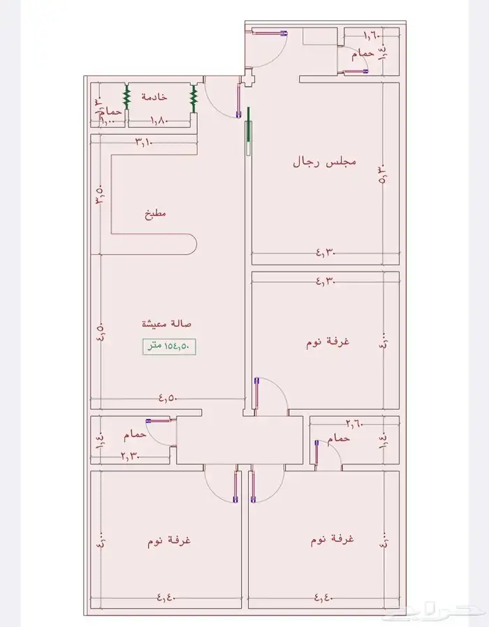 شقق وملاحق في حي الجامعه مخطط بن لادن بموقع مميز وسعر لقطه 2