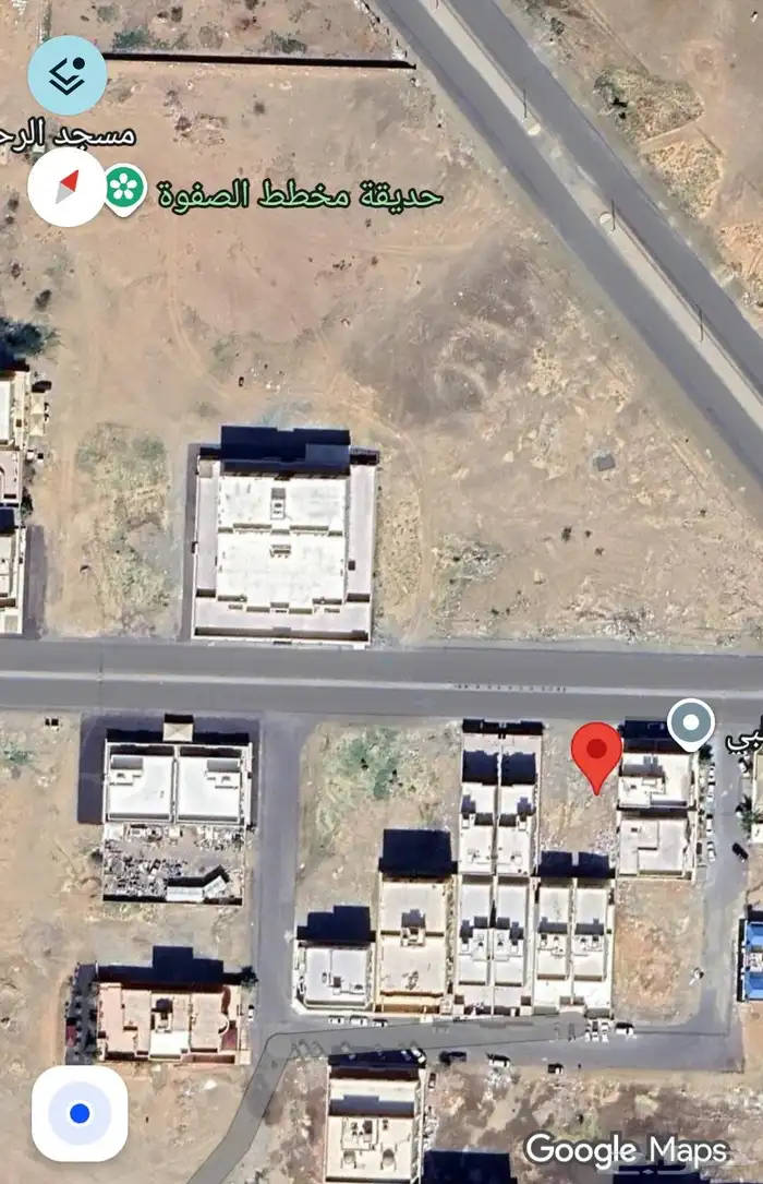 نصف ارض سكنيه حي الصفوه شمال جده 4