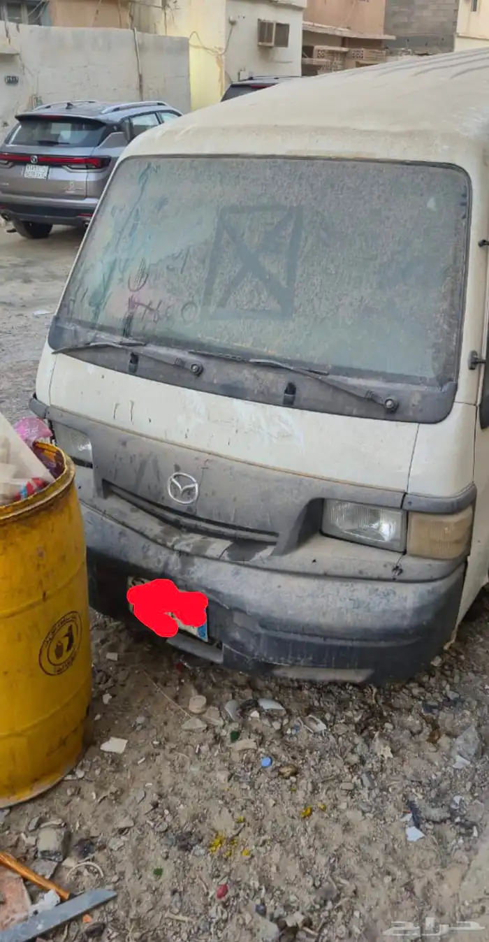 باص مازدا 2007 يحتاج بطاريه و اسطبات خلفيه الاستماره و الفحص 3