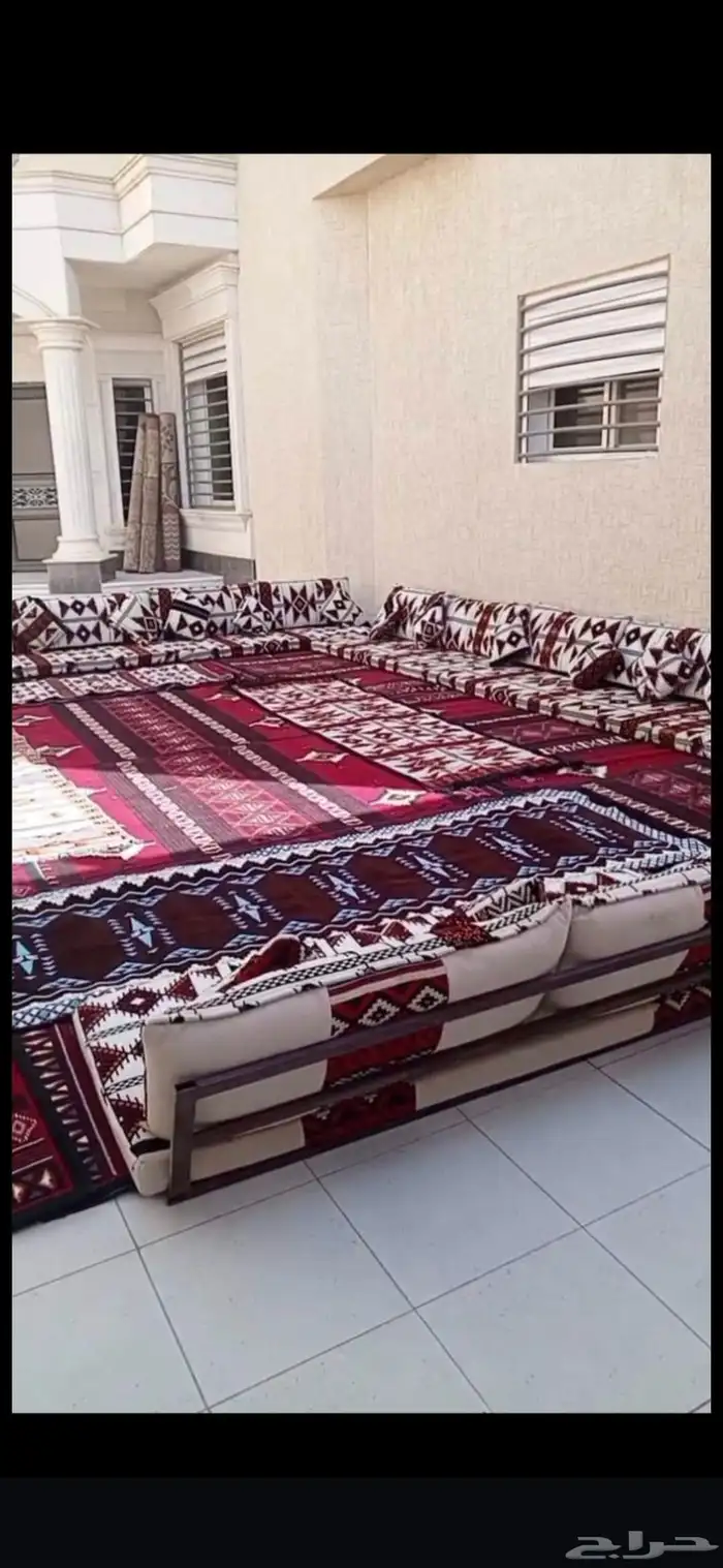 تاجير كنب جلسات ارضيه جلسات شعبيه كراسي طاولات طعام دفايات 5