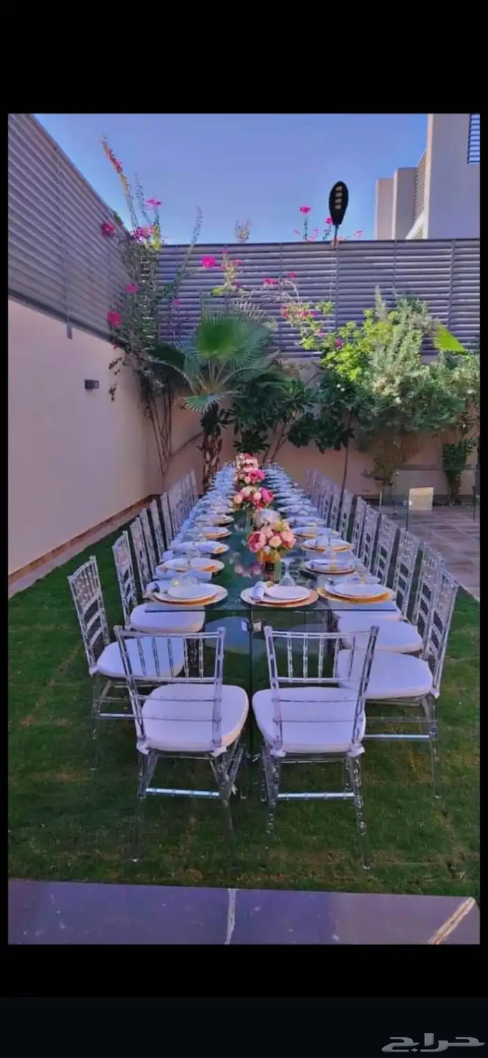 تاجير كنب جلسات ارضيه جلسات شعبيه كراسي طاولات طعام دفايات 4