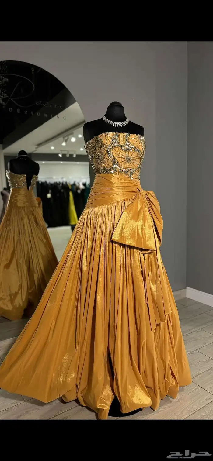 للبيع من دار ريم للازياء ابها الفستان بحاله جيده جدا 0