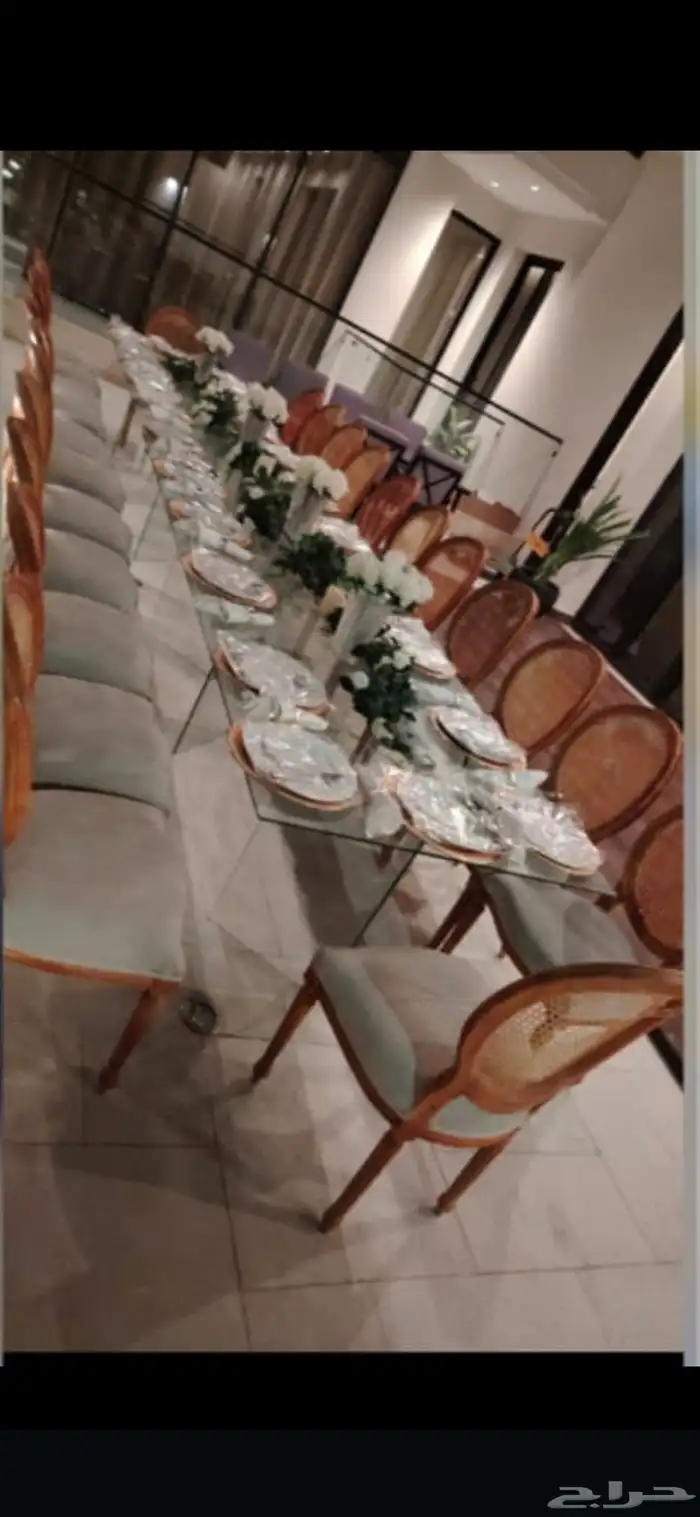 تاجير كنب جلسات ارضيه جلسات شعبيه كراسي طاولات طعام دفايات 9