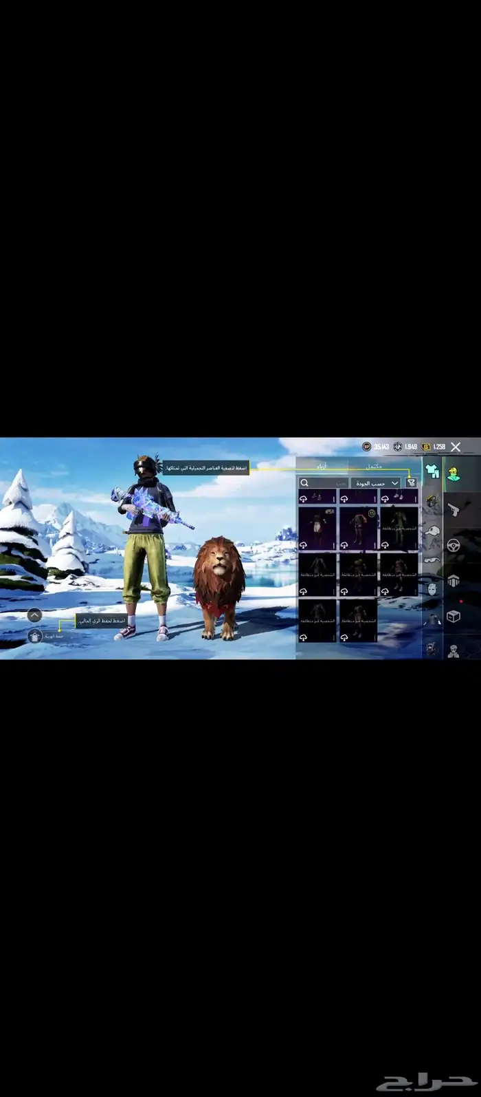 حساب ببجي للبيع 20