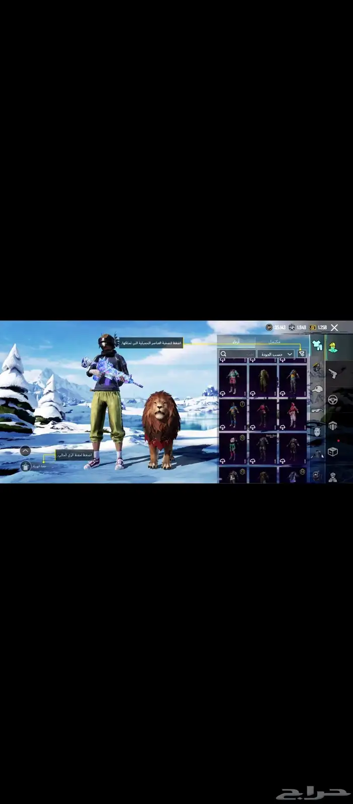 حساب ببجي للبيع 19