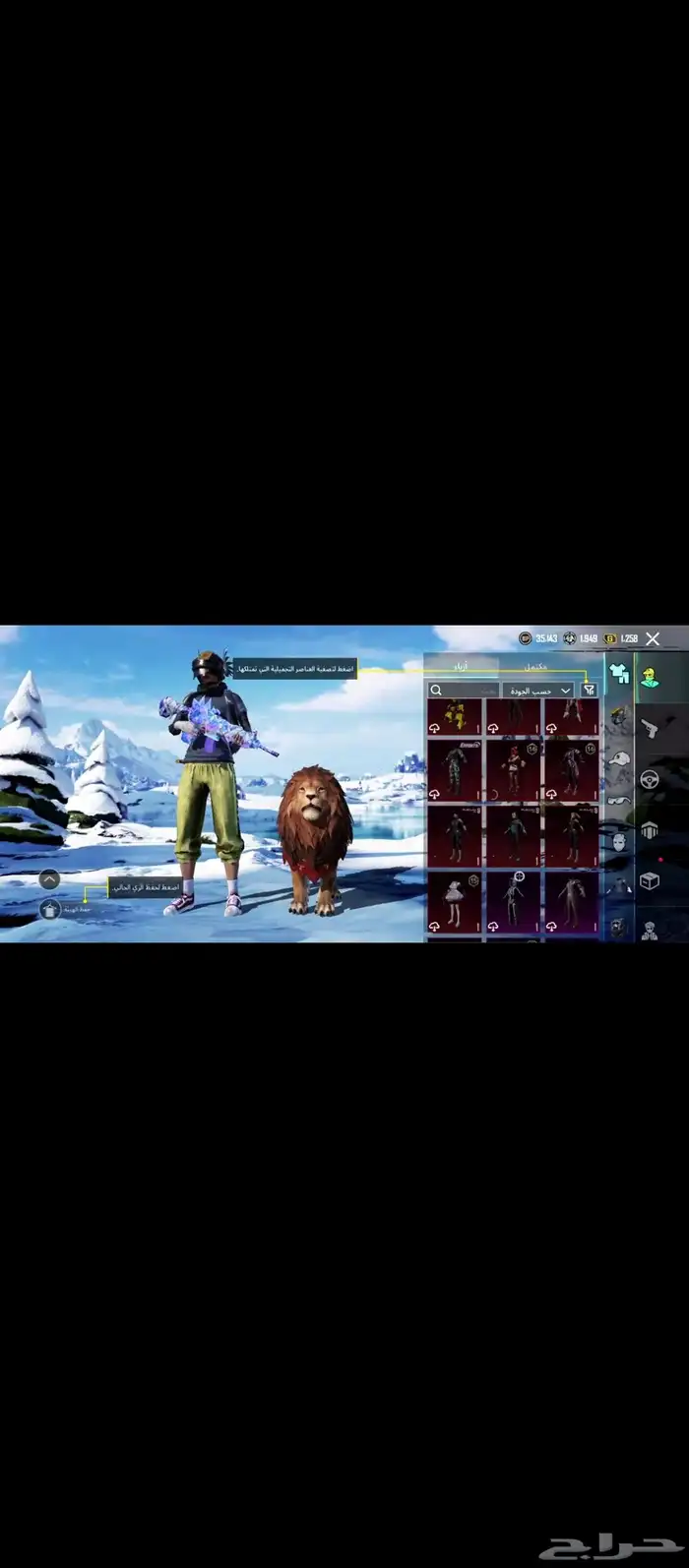 حساب ببجي للبيع 13