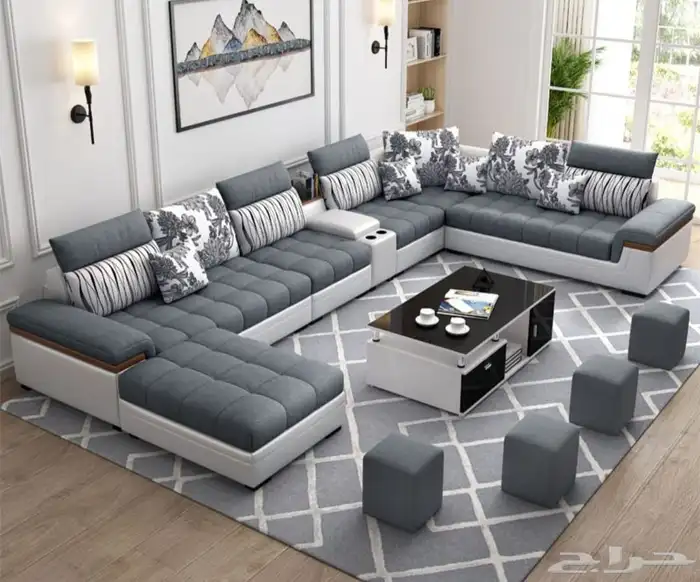 مفروشات الرياض  تفصيل جميع انواع الكنب والجلسات الارضي والس 6