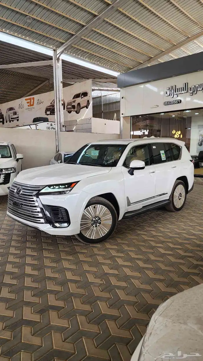 لكزس LX600 BB سعودي ابيض دخليه جملي واسود دخليه جملي 2025 2
