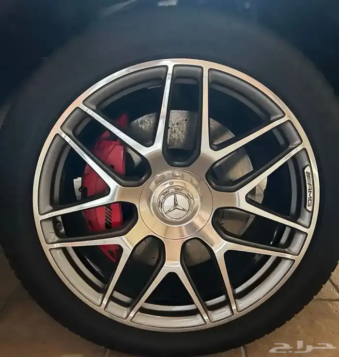 مطلوب جنوط مرسيدس 53 او 63 فضيه مقاس 22 3