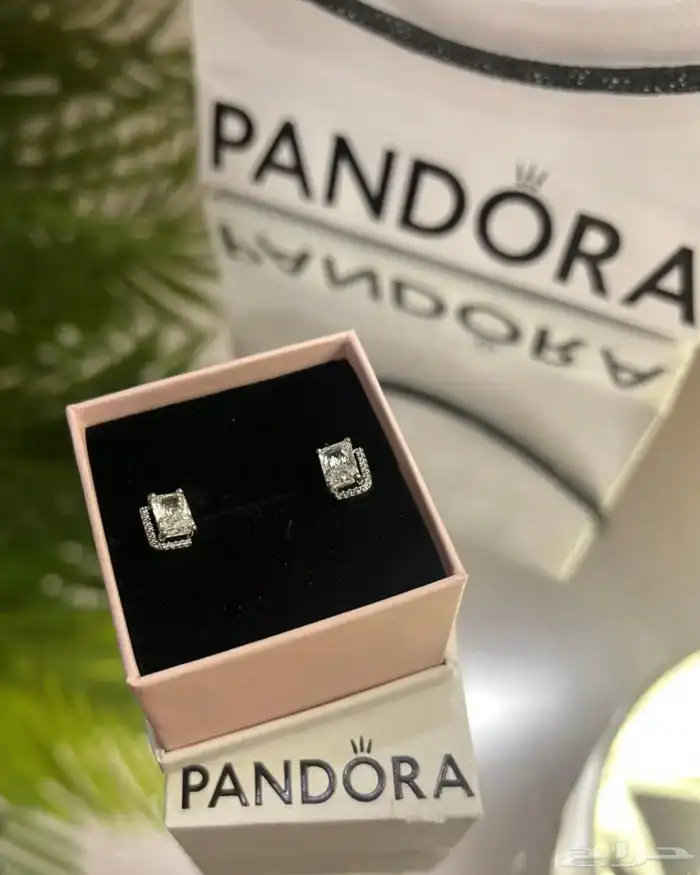 خاتم وحلق باندورا اصلي 1