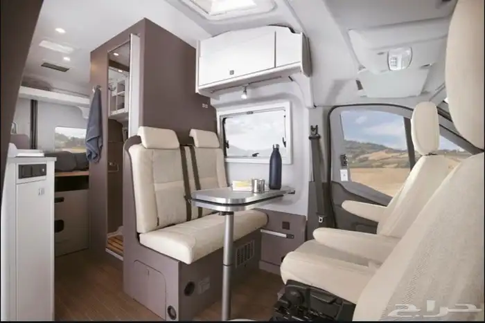 موترهوم كرفان فوورد ترانزيت وكالة افرسكو 4X4 ديزل 2023 دبل 6