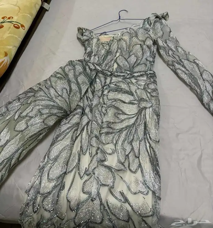 فستان فخم لبسة وحدة مقاس S 2