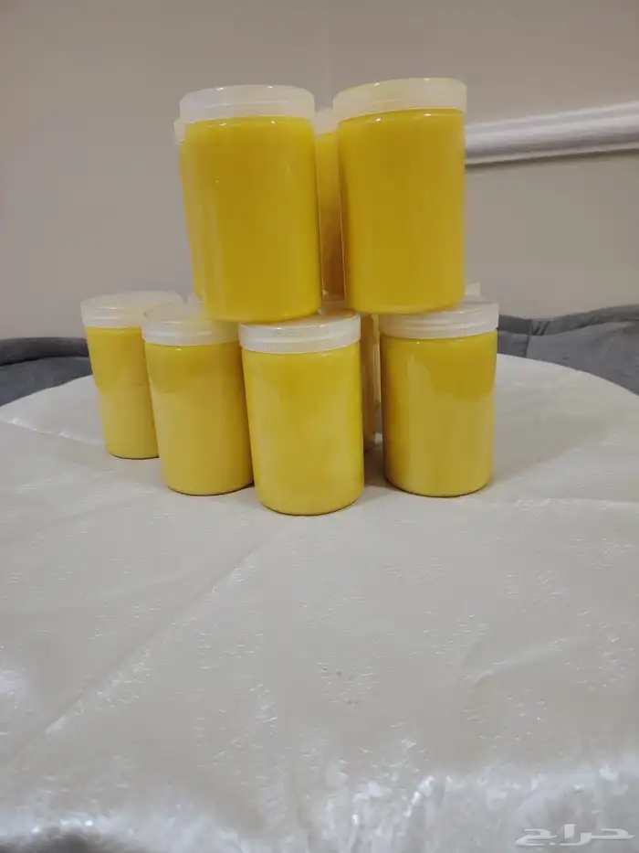 سلام عليكم سمن بقر بلدي نضيف عل الشرط العلبه نص كيلو 75 ريال 2