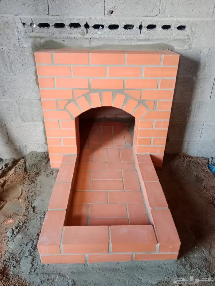 بيوت شعر مشب نار مشب رخام قرميد جمالون تلبيس قماش 6