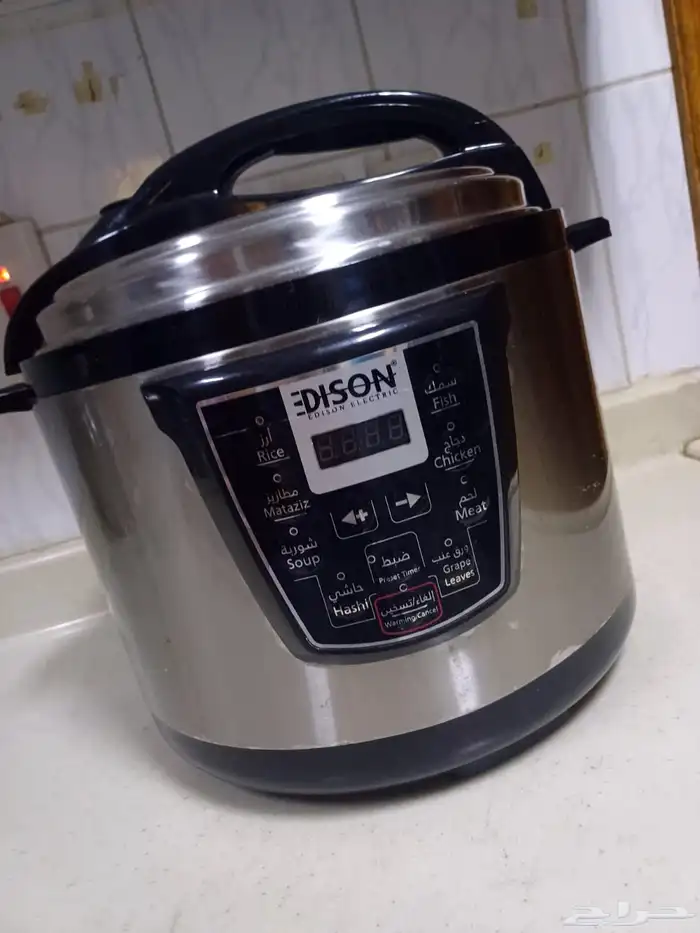 قدر ضغط كهرباء 12لتر بحالة جيد جدا استعمال قليل جدا 1