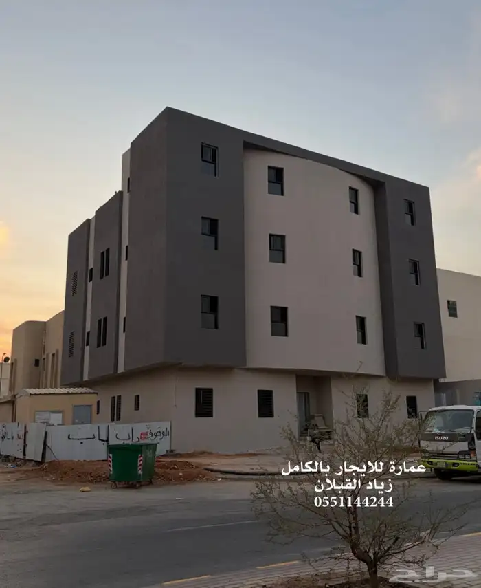 عمارة للبيع و للايجار في الرياض النسيم جديدة زاوية 4 ادوار 0
