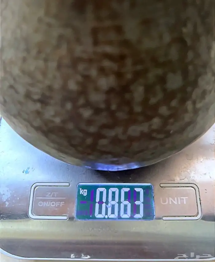 إبريق شاي من النحاس الأحمر العتيق وزنه ثقيل 15