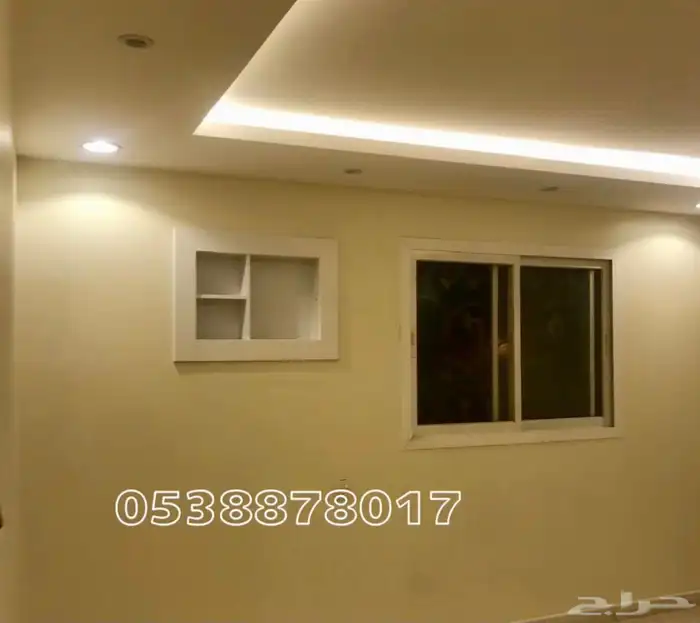 ديكورات خشبيه لاغلاق فتحه مكيف الشباك 0