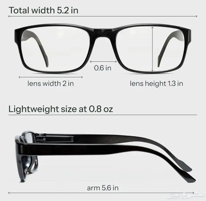 نظارات القرائة الاحترافية جميع المقاسات 1