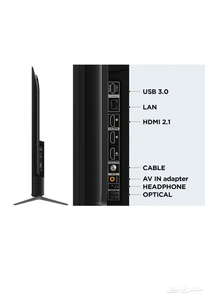 شاشة TCL 55 بوصة QLED 120HZ 2