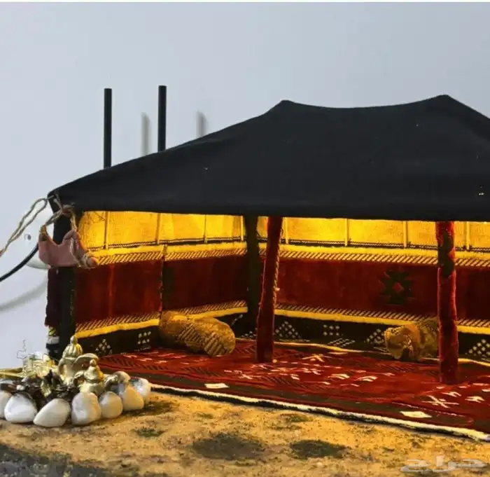 مجسم بيت شعر تراثي جميل 0