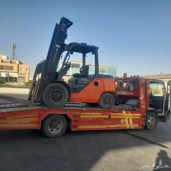 تاجير رافعه شوكيه فوركلفت سكينه بوكلين صغير كرين 2